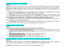 Questions 4 Revision Answers Edited môn Tiếng Anh  | Học viện Nông nghiệp Việt Nam