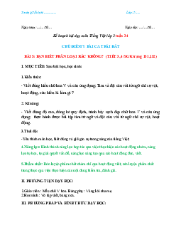 Bài 5: Bạn có biết | Tuần 34 Tiết 3, 4 | Giáo án Tiếng Việt 2 học kì 2 | Chân trời sáng tạo