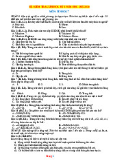 Đề Kiểm Tra Cuối Học Kỳ 1 Tin 7 Năm 2025-2026 Có Đáp Án Ma Trận Đặc Tả