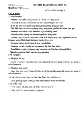Đề thi học kỳ 1 môn Công nghệ lớp 6 năm học 2024 - 2025 - Đề số 3 | Bộ sách Chân trời sáng tạo