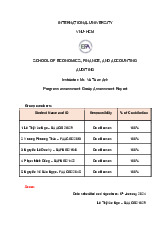 Group Assignment 1G - Engagement Letter Insights | Môn Auditing - Trường Đại học Quốc tế, Đại học Quốc gia Thành phố Hồ Chí Minh