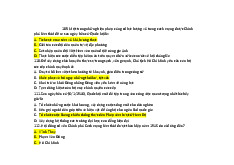 Câu hỏi ôn tập LSĐ/ Trường đại học Nguyễn Tất Thành