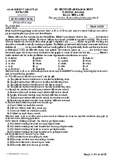 Đề thi tuyển sinh vào lớp 10 môn Tiếng Anh năm học 2024-2025 - Tỉnh Hưng Yên (Đề số 1)