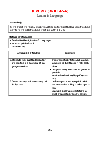 Giáo án Tiếng Anh 6 sách Global Success HK1 Review 2