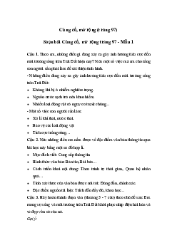 Soạn bài Củng cố, mở rộng trang 97 - Kết nối tri thức Văn 7