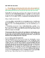 Ôn Cuối Kỳ Triết - Lý Luận và Ứng Dụng Phương Pháp Duy Vật Biện Chứng môn Triết học Mác - Lênin | Trường Đại học Khoa học Tự nhiên, Đại học Quốc gia Thành phố Hồ Chí Minh