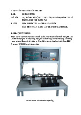 Hệ thống tự động cung cấp, gia công, kiểm tra và phân loại phôi dùng PLC | Đại học Thái Nguyên