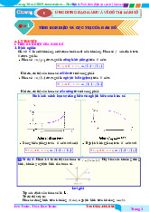 Chuyên đề ứng dụng đạo hàm để khảo sát và vẽ đồ thị hàm số – Diệp Tuân