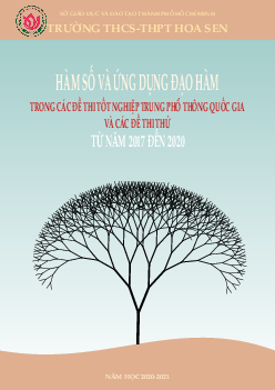 Hàm số và ứng dụng đạo hàm trong đề thi THPT môn Toán (2017 – 2020)