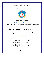 Phân tích hình thức thâm nhập vào thị trường quốc tế của một doanh nghiệp | Môn Marketing quốc tế - Đại học Kinh Tế Quốc Dân