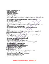 Đề cương trắc nghiệm môn Luật hành chính | Trường đại học Mở Hà Nội