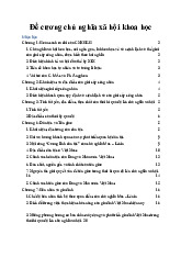 Đề cương Môn Chủ nghĩa xã hội khoa học | Đại học Sư Phạm Hà Nội