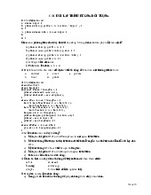 Đề cương môn Lập trình hướng đối tượng - Trường Đại học lao động -  xã hội