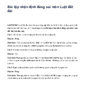 Đề cương môn Luật đất đai - Trường Đại học lao động -  xã hội.