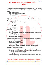 Đề luyện tập có đáp án môn Kinh tế vi mô | Trường Đại học Kinh Tế Quốc Dân