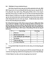 Bài tập chương 5 và chương 6 môn Quản lý chất lượng sản phẩm   | Học viện Nông nghiệp Việt Nam