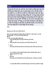 Bài tập thống kê ứng dụng | Trường Đại học Kinh tế – Luật, Đại học Quốc gia Thành phố Hồ Chí Minh