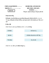TOP 11 đề thi giữa kỳ học kỳ 1 môn Tiếng Việt lớp 1 năm học 2024 - 2025