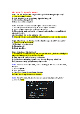 Đề cương ôn tập môn tin học | Đại học Bách khoa Hà Nội