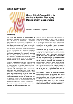 Geopolitical cooperation in indo-pacific region manage competition | Quan hệ quốc tế | Đại học Khoa học Xã hội và Nhân văn, Đại học Quốc gia Thành phố HCM