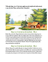 Viết một đoạn văn về sắc thái nghĩa của từ rượi buồn (buồn rượi) trong bài thơ Nắng mới của Lưu Trọng Lư - Ngữ văn 8