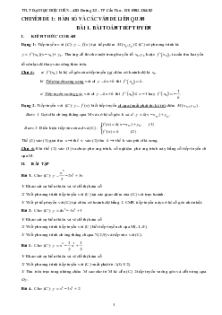 Tổng hợp 14 chuyên đề luyện thi THPT – Trung tâm LTĐH Diệu Hiền