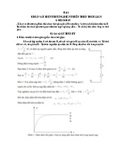 Bài 1 Khảo sát điện trường biến thiên theo thời gian môn Vật lý đại cương 2 | Học viện Công Nghệ Bưu Chính Viễn Thông