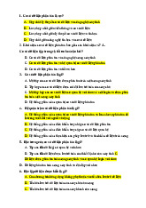 Tài liệu ôn tập bảo mật cơ sở dữ liệu phân tán môn Bảo mật | Trường Đại học Kinh Doanh và Công Nghệ Hà Nội