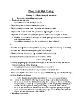 Đề cương môn Pháp luật đại cương - Trường Đại học lao động -  xã hội