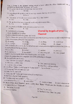 Đề thi tuyển sinh vào lớp 10 THPT Chuyên tỉnh Bình Phước môn Tiếng Anh (Chuyên) năm học 2022-2023 (có đáp án)