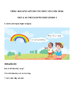 Unit 4 In the countryside Lesson 3 trang 19 | Tiếng Anh 2 Global Success
