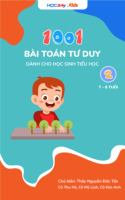 Những bài toán tư duy dành cho học sinh tiểu học từ 7 đến 8 tuổi
