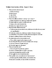 Trắc nghiệm chương 1: Nguyên lý tiền tệ | Môn Tài chính tiền tệ - Đại học Cần Thơ