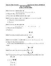 Bài Tập Chương 4: Ánh Xạ Tuyến Tính và Ma Trận | Đại học Điện lực