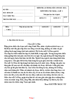 Bộ đề kiểm tra học kỳ 2 Tiếng Việt 3 Kết nối tri thức (có đáp án)