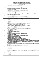 Đề ôn cuối kì - Chủ nghĩa xã hội khoa học | Học viện Chính sách và Phát triển