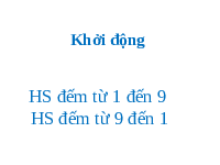 Giáo án điện tử Toán 1 Chương 1 Cánh diều: Số 10