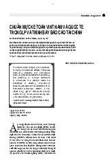 Báo cáo tài chính Việt Nam trong chuẩn mực kế toán Quốc tế IAS/IFRS - Học Viện Kỹ Thuật Mật Mã