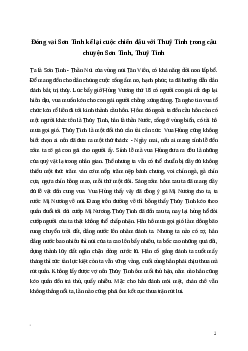 Văn mẫu Đóng vai Sơn Tinh kể lại cuộc chiến đấu với Thuỷ Tinh | Kết nối tri thức