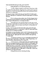 Phân tích thị trường lao động ở Việt Nam - Đề cương môn Quản trị nhân lực –Trường Đại học Hoa Sen