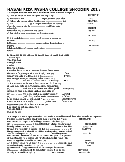 Hasan riza pasha collection shkoder 2012