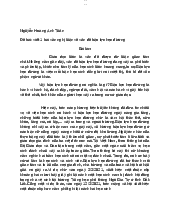 Nghị luận về bạo lực học đường - Con người và môi trường | Đại học Mở Thành phố Hồ Chí Minh