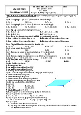 Đề giữa kì 1 Toán 6 năm 2025 – 2026 trường THCS Trần Quý Cáp – Đà Nẵng