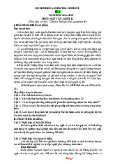 Bộ Đề Ôn Tập Cuối Học Kỳ 1 Ngữ Văn 12 Kết Nối Tri Thức 2024-2025