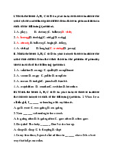 Các dạng bài tập và câu hỏi trắc nghiệm | Môn Tiếng anh chuyên ngành - Trường Cao đẳng công thương Việt Nam