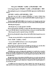 Phương trình C3H5(OH)3 + Cu(OH)2 → [C3H5(OH)2O]2Cu + H2O