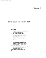 Chương 7: Kiểm soát số máy tính và hệ thống NC bằng Tiếng Việt môn FMS & CIM | Trường Đại học Bách Khoa Hà Nội