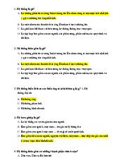 Câu hỏi trắc nghiệm UML ôn tập môn  Thiết kế hướng đối tượng | Trường đại học kinh doanh và công nghệ Hà Nội
