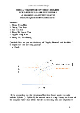 Case Study Analysis: Market Efficiency & Tax Impact in Microeconomics | Microeconomics | Trường Đại học Quốc tế, Đại học Quốc gia Thành phố Hồ Chí Minh