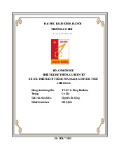 Đồ án Thiết kế hệ thống phân loại sản phẩm theo chiều cao môn Thiết kế hệ thống cơ điện tử | Trường Đại học Bách Khoa Hà Nội